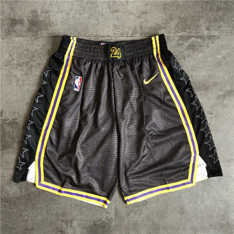 Los Angeles Lakers 2019 Snakeskin Basketball Shorts