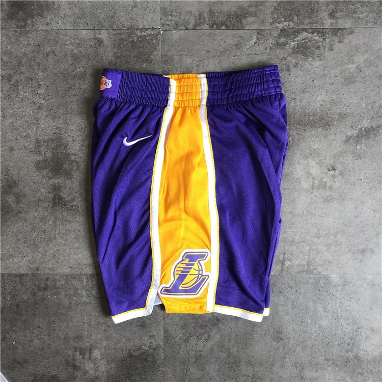 Los Angeles Lakers 2018 Purple Basketball Shorts