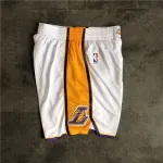 Los Angeles Lakers 2018 White Basketball Shorts