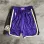 Los Angeles Lakers 2019 Purple Basketball Shorts