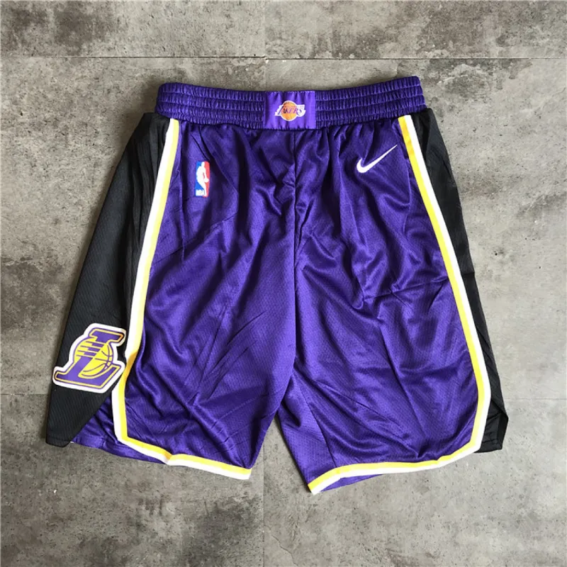 Los Angeles Lakers 2019 Purple Basketball Shorts
