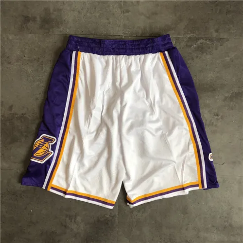 Los Angeles Lakers 2019 White Basketball Shorts