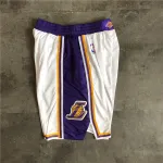 Los Angeles Lakers 2019 White Basketball Shorts