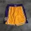 Los Angeles Lakers 2019 Yellow Basketball Shorts