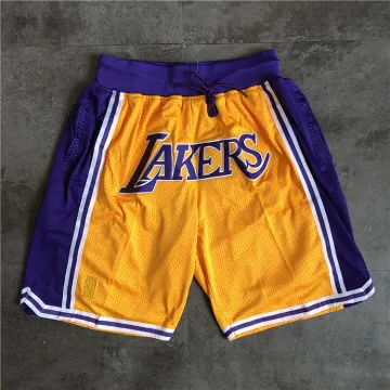 Los Angeles Lakers Yellow Basketball Shorts