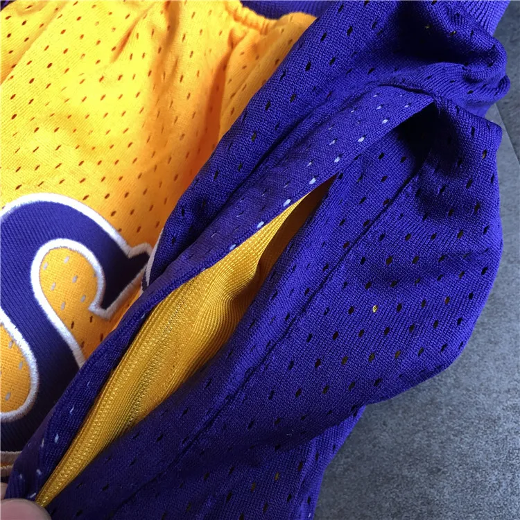 Los Angeles Lakers Yellow Basketball Shorts