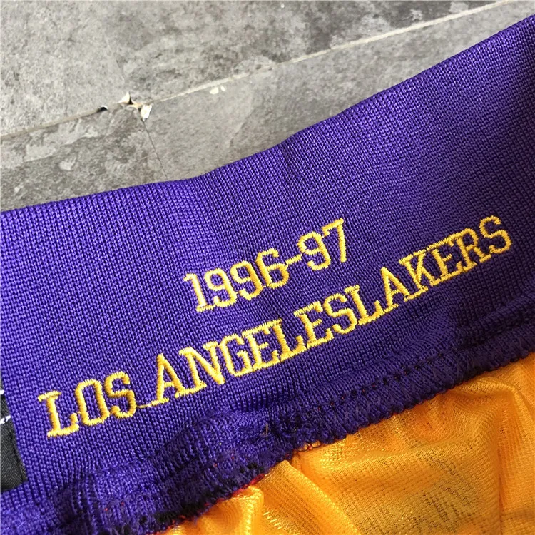 Los Angeles Lakers Yellow Basketball Shorts
