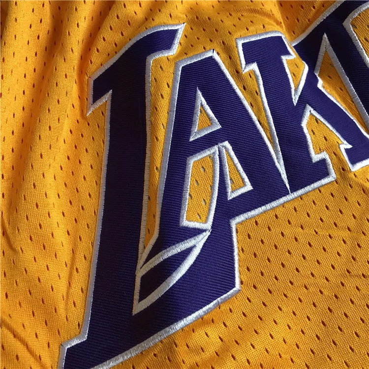 Los Angeles Lakers Yellow Basketball Shorts