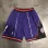 Toronto Raptors Throwback Purple Basketball Shorts