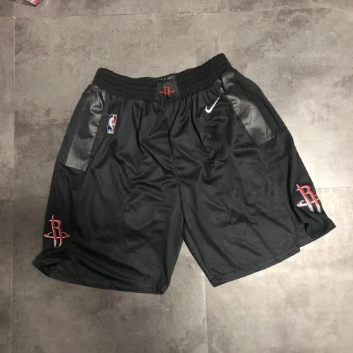 Pantaloncini da basket neri degli Houston Rockets