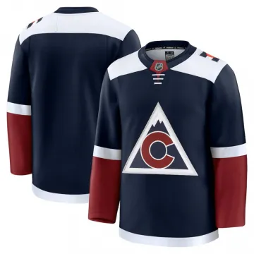 Camisa Premium Alternativa em Azul-Marinho dos Colorado Avalanche