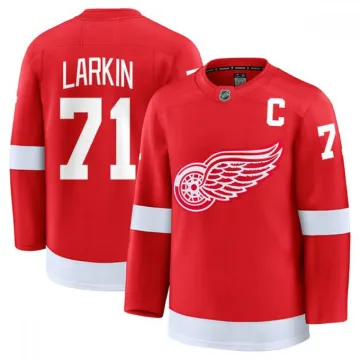 Dylan Larkin Detroit Red Wings Home Premium Jersey - Red