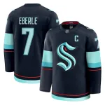 Jordan Eberle Seattle Kraken Home Premium Jersey - Deep Sea Blue