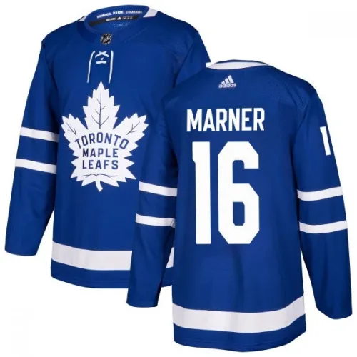 Herren Toronto Maple Leafs Mitch Marner #16 adidas Blau Authentic Spieler Trikot