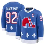 Gabriel Landeskog Colorado Avalanche Blue Alternate Heritage Premium Jersey