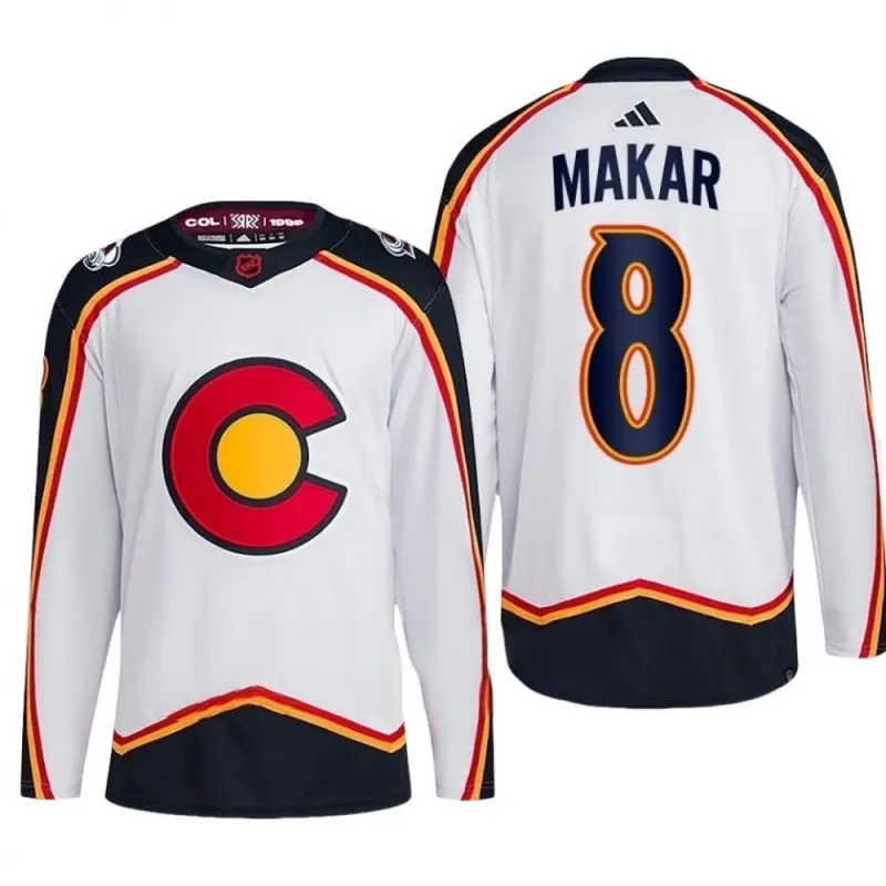 Cale Makar Colorado Avalanche Reverse Retro 2.0 Authentic Player Jersey – Weiß