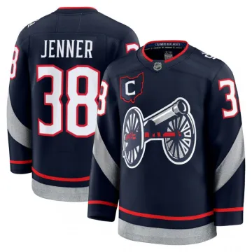 Boone Jenner Columbus Blue Jackets 2025 NHL Stadium Series Premium Jersey - Navy