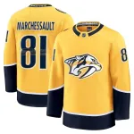 Camiseta Premium de Jonathan Marchessault de los Nashville Predators (para jugar en casa) - Amarilla