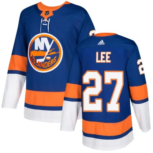 Hommes New York Islanders Anders Lee #27 adidas Royal Authentic Jersey