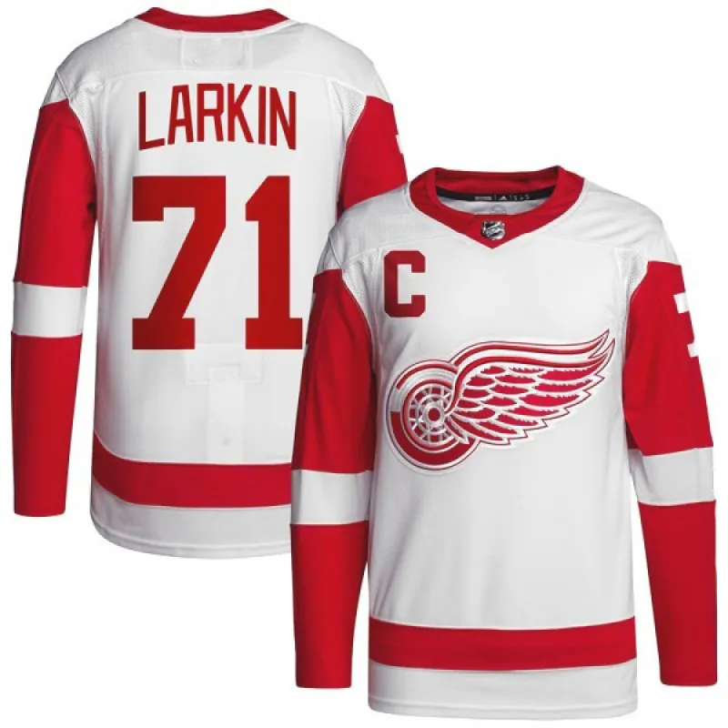 Dylan Larkin Detroit Red Wings Away Premium Jersey – White