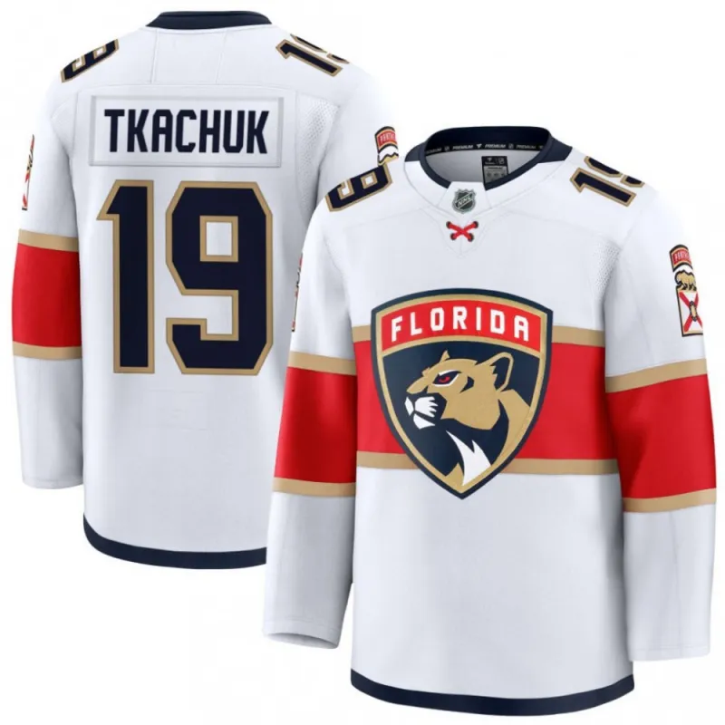 Matthew Tkachuk Florida Panthers Away Premium Player Jersey – White