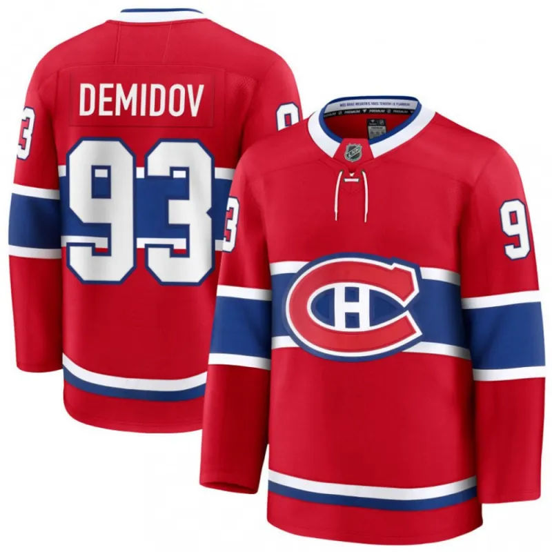 Ivan Demidov Montreal Canadiens Heimtrikot Premium – Rot