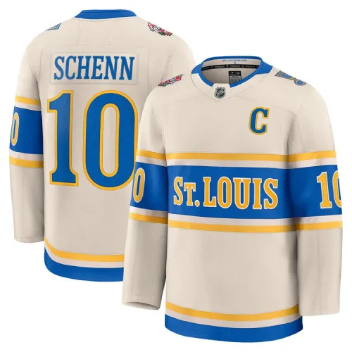 Brayden Schenn St. Louis Blues 2025 NHL Winter Classic Premium Player Jersey - Cream