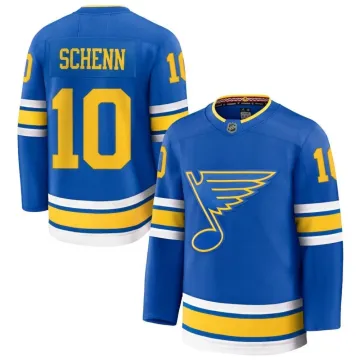 Camisa Premium de Jogador do Brayden Schenn dos St. Louis Blues (para jogos em casa) - Azul