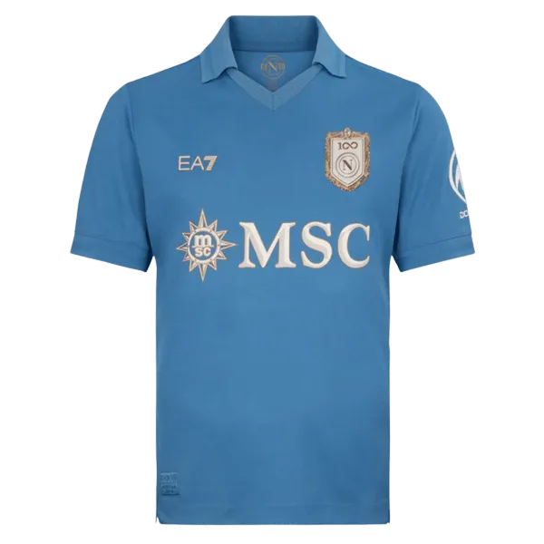 26/27 Napoli Centenary Home Player Version Jersey - A-Grade Quality Detail View