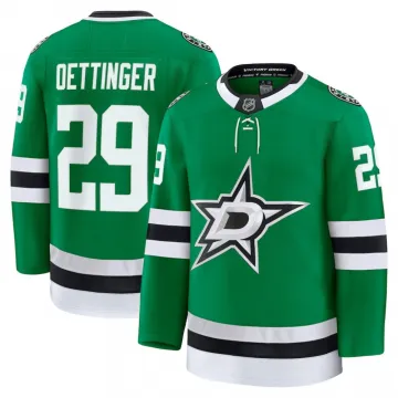 Jake Oettinger Dallas Stars Home Premium Player Jersey - Kelly Green