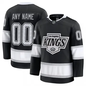 Maillot personnalisé Premium « Home » des Los Angeles Kings pour enfants - Noir