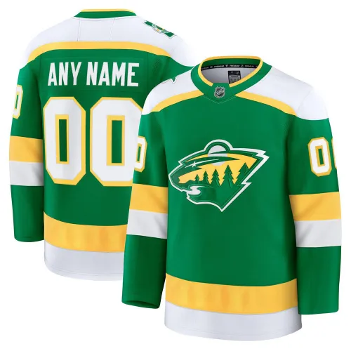 Minnesota Wild Alternate Premium Custom Jersey - Groen