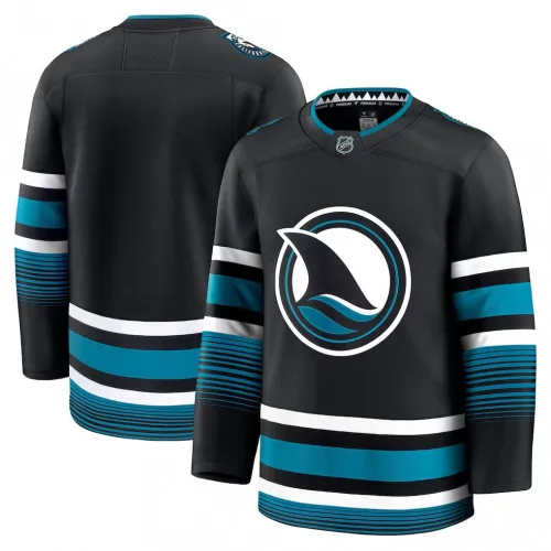 Camisola Premium alternativa preta dos San Jose Sharks para homem