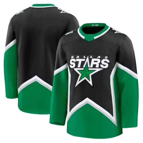 Dallas Stars Alternate Premium Blank Jersey - Black