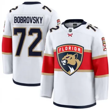 Maillot de joueur Premium « à l'extérieur » de Sergei Bobrovsky des Florida Panthers - Blanc