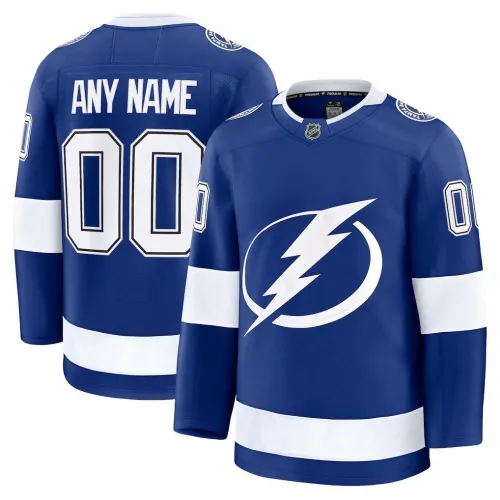 Maglia personalizzata Premium da casa dei Tampa Bay Lightning, blu