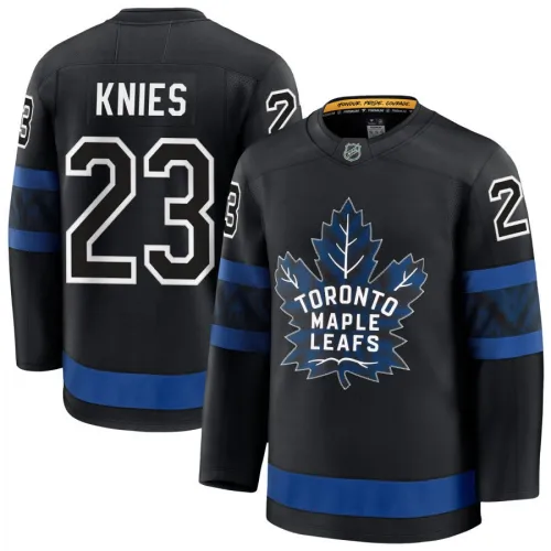 Matthew Knies Toronto Maple Leafs Alternative Premium Jersey - schwarz