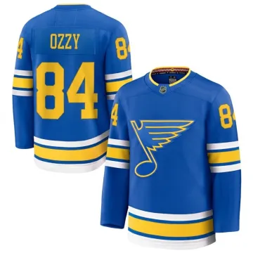 Camiseta de jugador «Home Premium» de Aleksanteri Ozzy de los St. Louis Blues - Azul