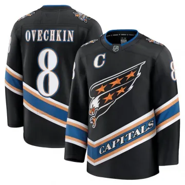 Alexander Ovechkin Washington Capitals Alternate 50th Anniversary Premium Jersey - Black
