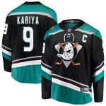 Maglia Premium alternativa verde degli Anaheim Ducks Paul Kariya