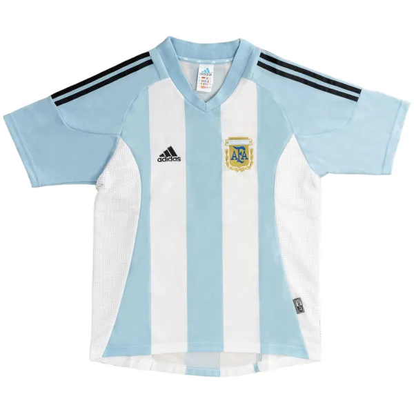 2002 Argentina Home Retro Jersey - A-Grade Quality Detail View