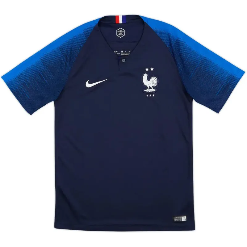 2018 France Home Retro Jersey