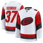 Maillot premium Away blanc des Carolina Hurricanes Andrei Svechnikov pour hommes
