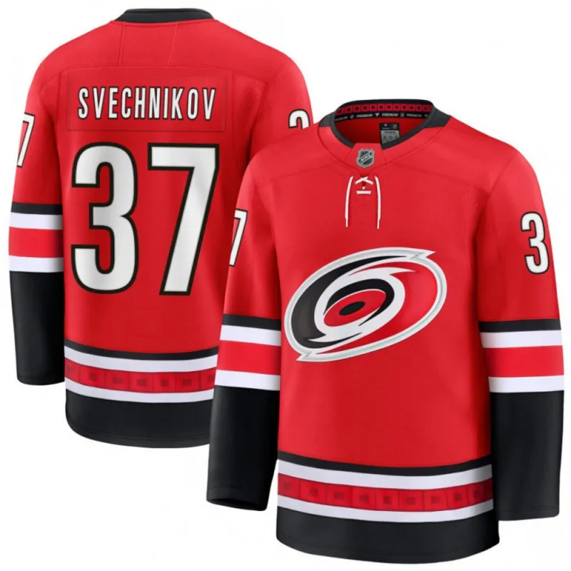 Carnolina Hurricanes Andrei Svechnikov Red Alternate Premium Jersey