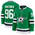 Camisa Premium de Jogador Mikko Rantanen dos Dallas Stars - Verde Kelly