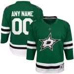 Dallas Stars – Grünes Heimtrikot für Kinder, individuell gestaltbar