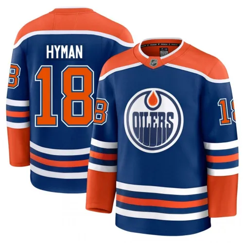 Zach Hyman Edmonton Oilers Home Premium Player Jersey