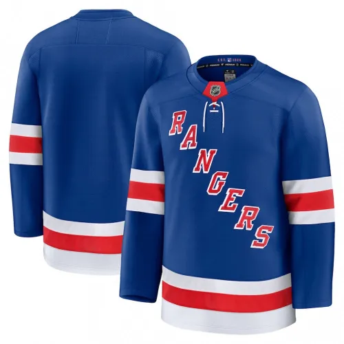 New York Rangers Premium-Heimtrikot für Herren in Blau
