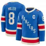 Männer New York Rangers JT Miller blau Hundertjahrfeier Premium Jersey