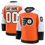 Camisa personalizada premium laranja dos Philadelphia Flyers para homem